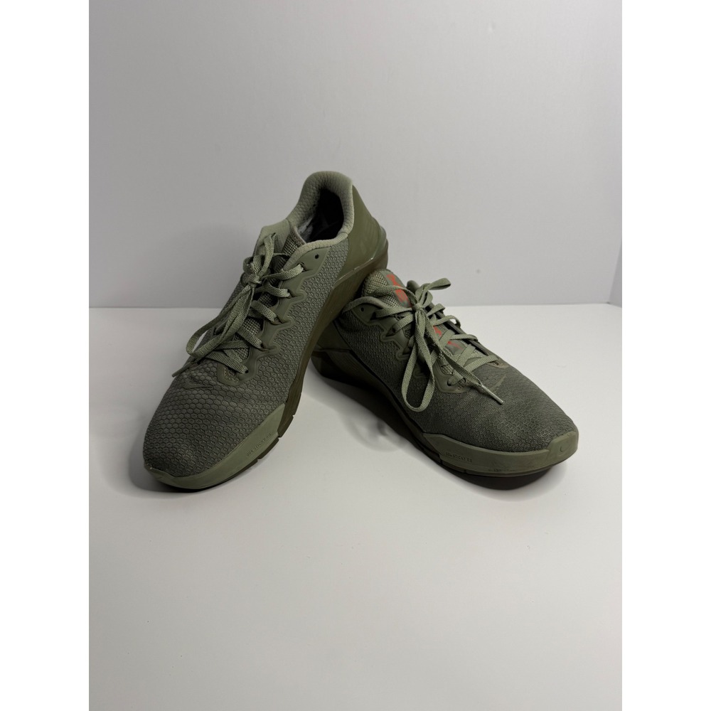 Nike Metcon 5 Mens Training Shoes Olive Green Orange AQ1189-308 Size 10